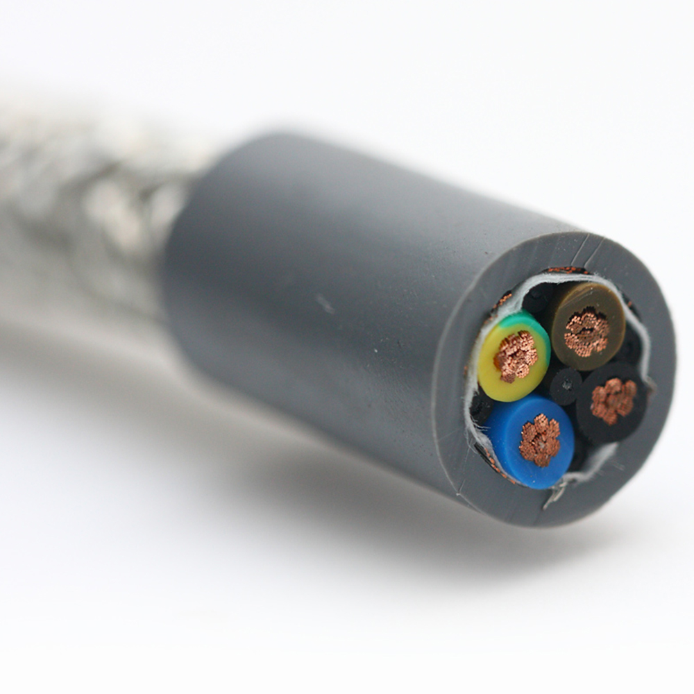 Kabel Robot JQR-256P PUR, Perisai Tembaga Penuh