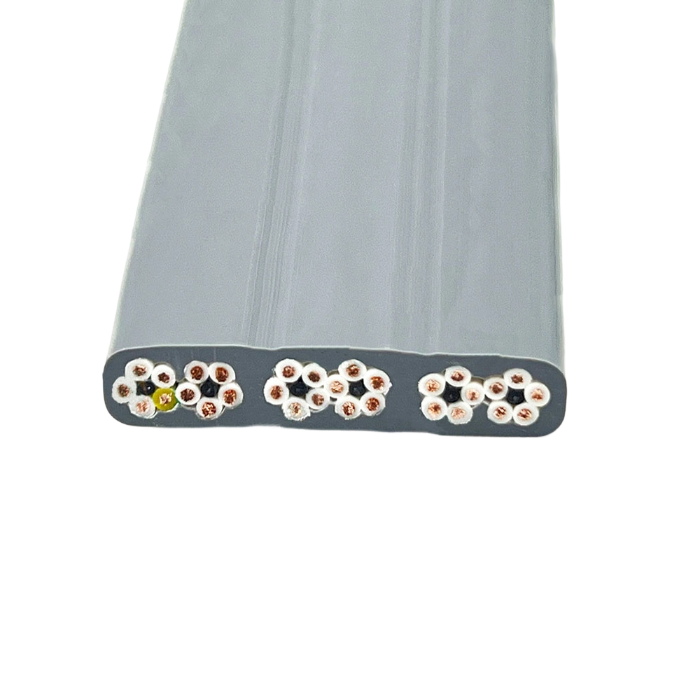 HO5VVD3H6-F Rintangan minyak dan kimia Lif Travelling Flat Cable