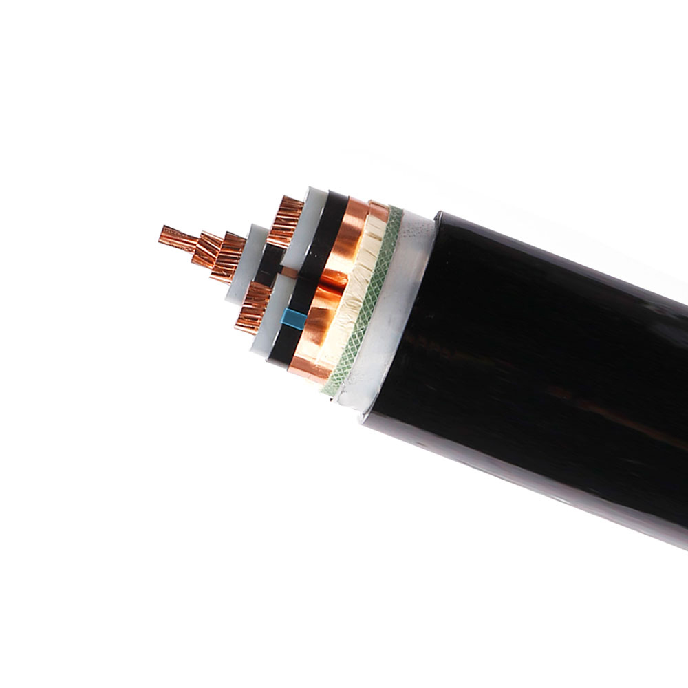 YJLV43 6~35KV Kabel Kuasa Bertebat Polietilena Berpaut silang
